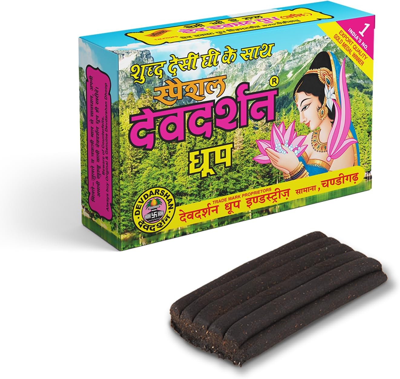 Devdarshan Special Wet Dhoop Sticks | Premium Natural & Non-Toxic Dhoop for Daily Puja, Meditation, Havan & Festivals | Long-Lasting Fragrance | 480 Sticks (Pack of 48 Units, Wet Dhoop 10 Sticks Each)