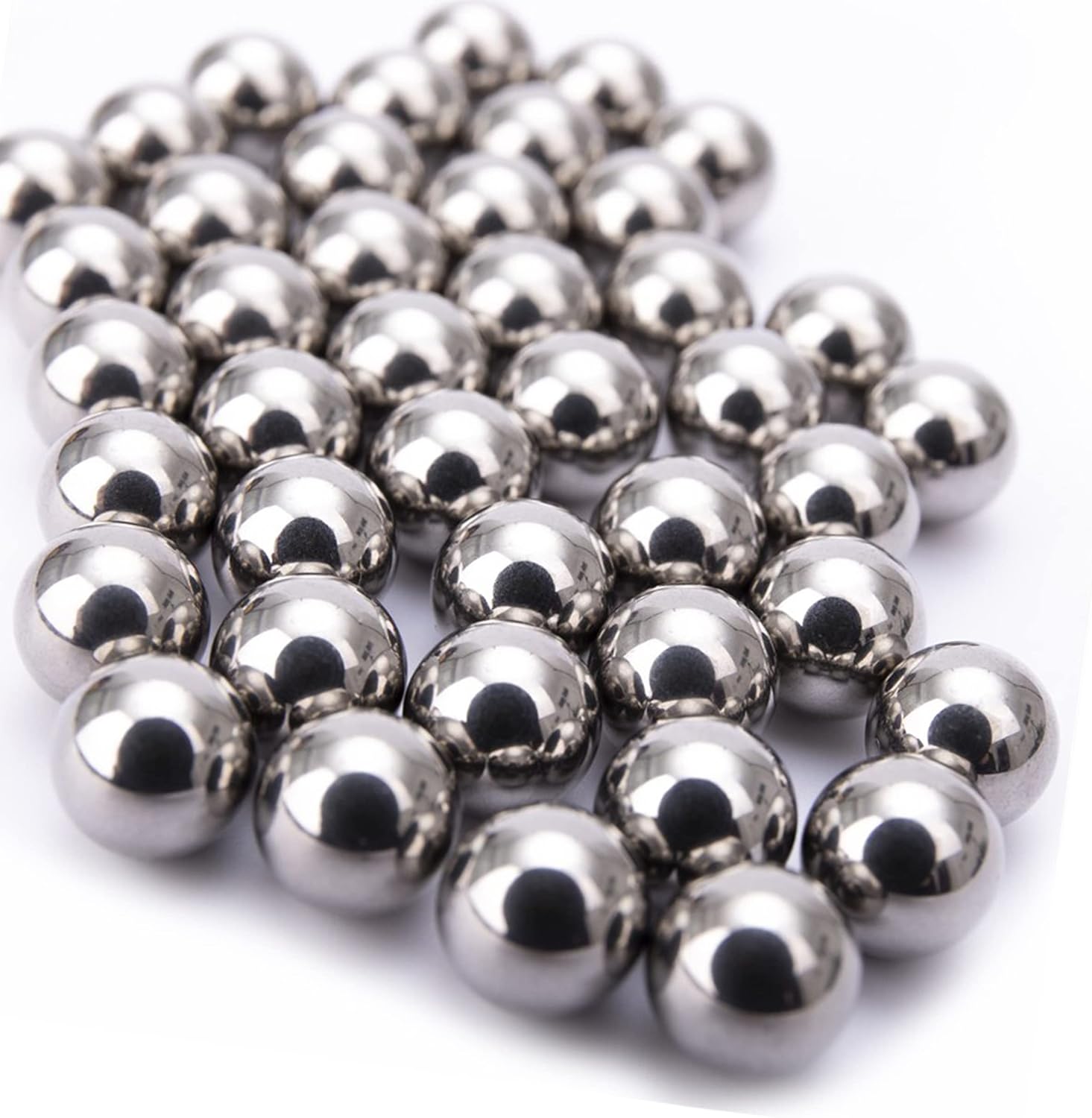 Slingshot Ammo - Lot of 1000 pcs 8mm (5/16") Diameter Steel Ball Run Bearings Perfect for Sling Shot Ammo Perfectly Round