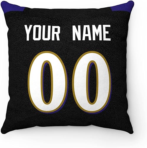 Miniatura 34 de ANTKING 2 paquetes de almohadas personalizadas con cualquier nombre y número para hombres, mujeres y niños Para Cincinnati