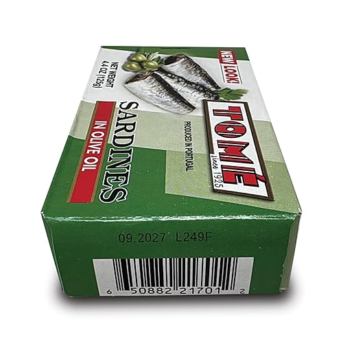 Miniatura 4 de 4 paquetes de sardinas Tomé (en aceite de oliva) 4.41 oz Ea