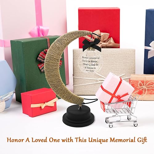 Miniatura 7 de Regalos de condolencias, adorno conmemorativo en forma de luna, regalos en memoria de un ser querido, regalos de duelo, regalos de conmemoración