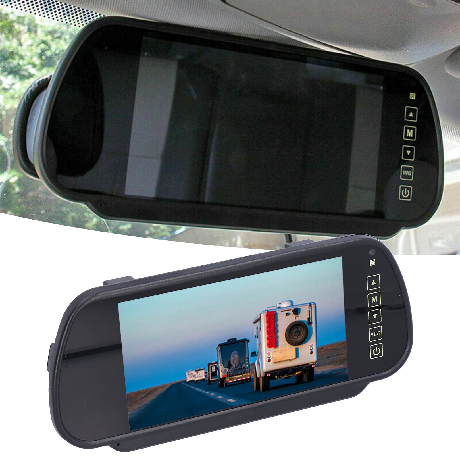 Moniteur inversé, Consommation de Faible énergie Écran Arrière TFT LCD HD 7 -inch TFT LCD.