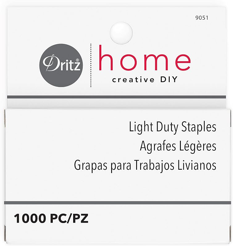 Dritz Home 9051 Light Duty Staples, 5/16-Inch (1000-Piece)