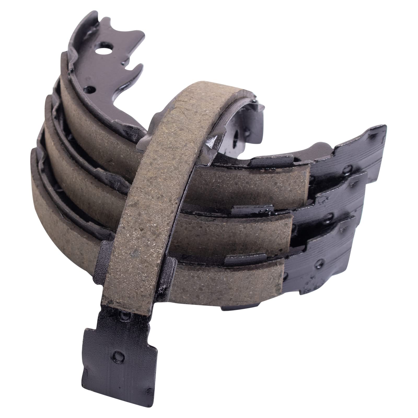 TRQ Rear Parking Brake Shoe Set