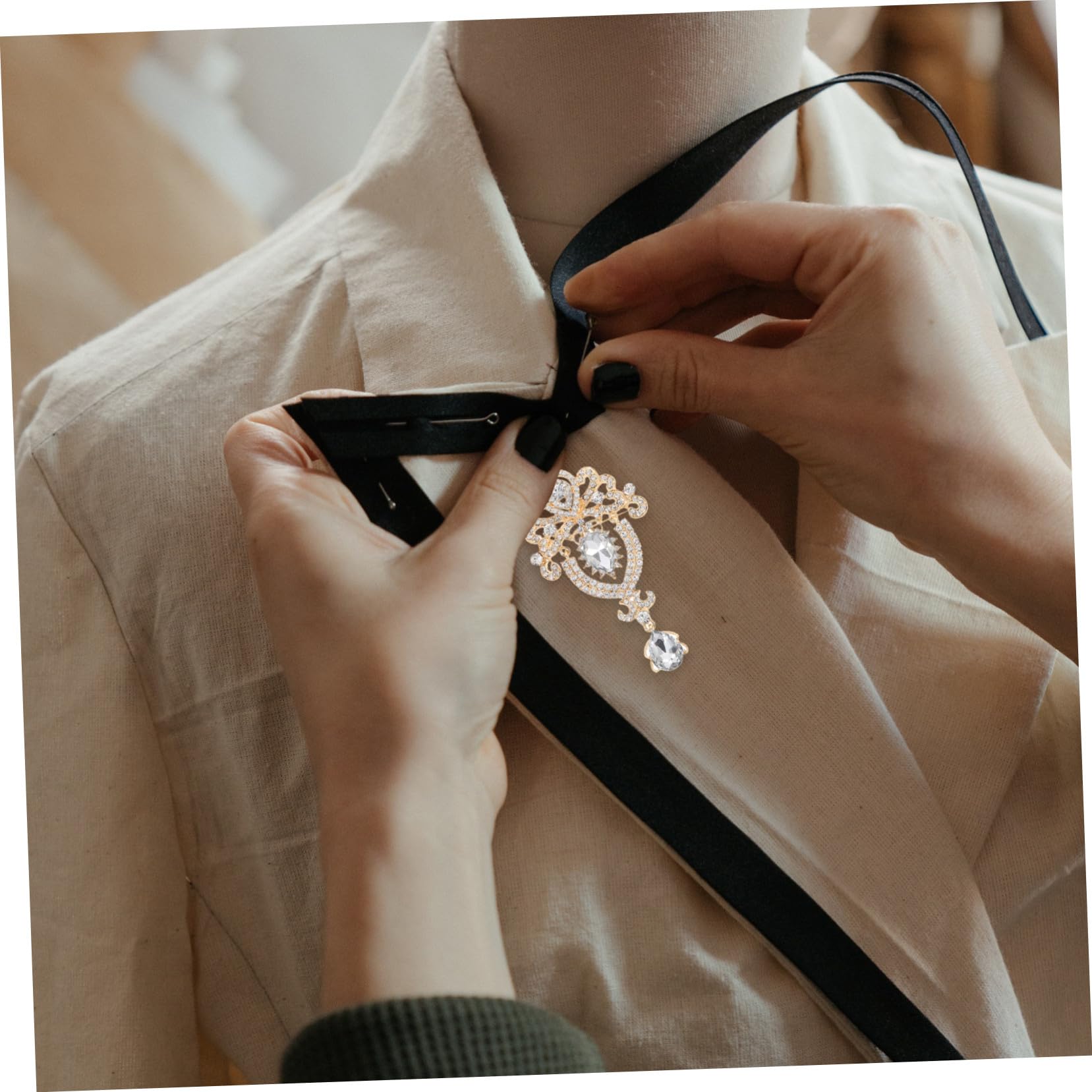 6pezzi Spilla Strass di Perle da Sposa Pinza per Damigella d Onore Spilla da Bavero Creativa per Donna Adatta Cocktail Appuntamenti e Feste