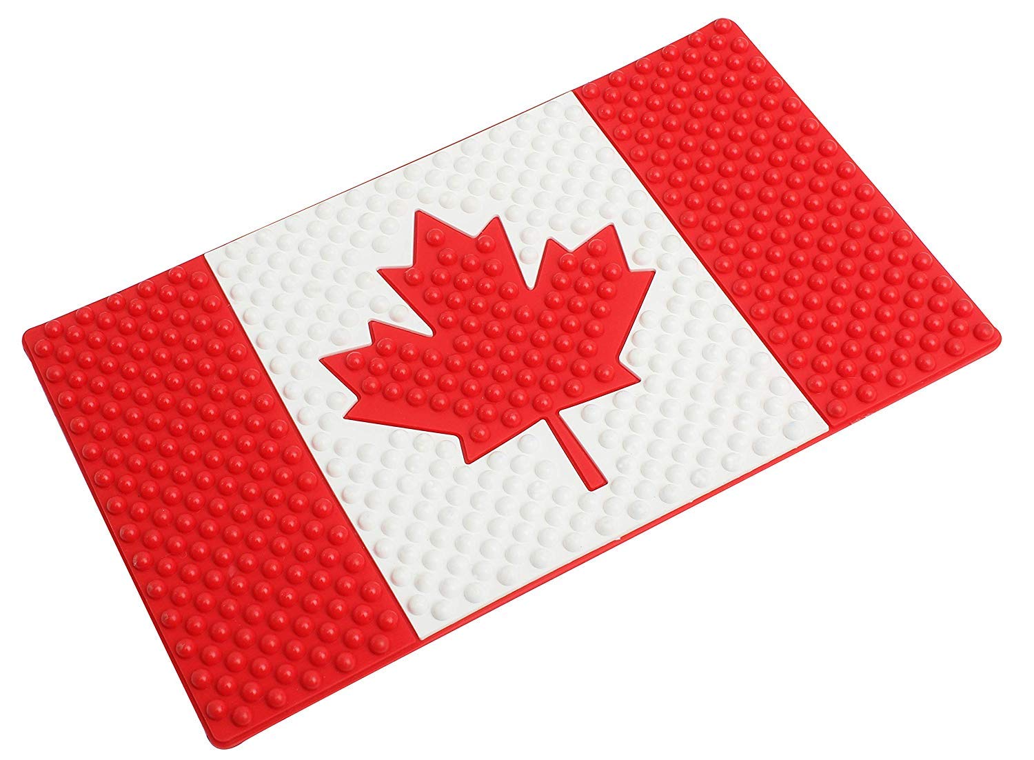 JMD GLOBAL SALES 1 Pcs Extra Thick Sticky Anti-Slip Gel Pad, Rubber pad,Premium Universal Non-Slip car Dashboard Mat -Use for Cell Phones, Sunglasses, Keys, Coins and More - Canada Flag Pattern …