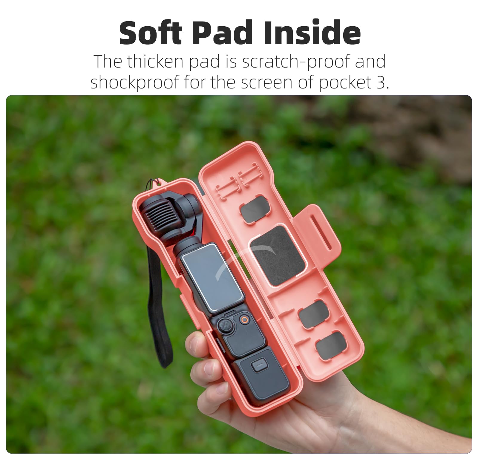 Funda Protectora DJI Osmo Pocket 3 | Carcasa ABS+PC Antigolpes | Con Ranura Para Filtros Y Acolchado Suave