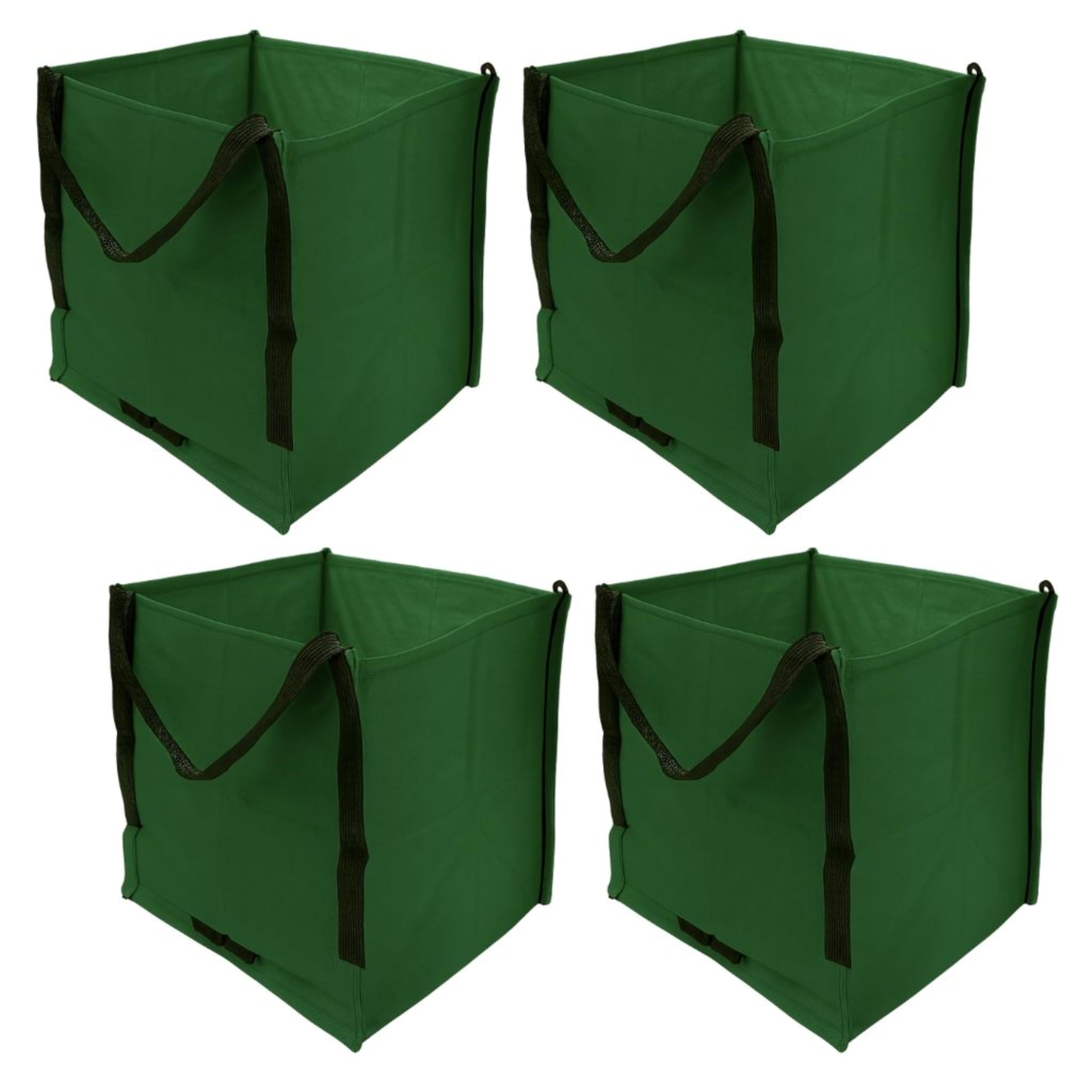 DURASACK Heavy Duty Storage Tote Bag 22-Gallon Rugged Woven Polypropylene Moving Bag, Reusable Self-Standing Design, Holds up to 500 Pounds, Pack of 4