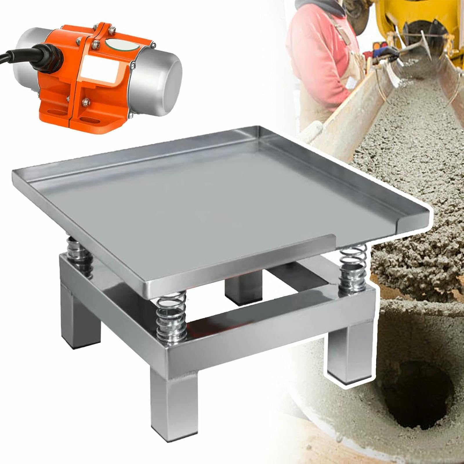 Vibrateur de bloc de banc et table vibrante en acier inoxydable pour expérience de laboratoire