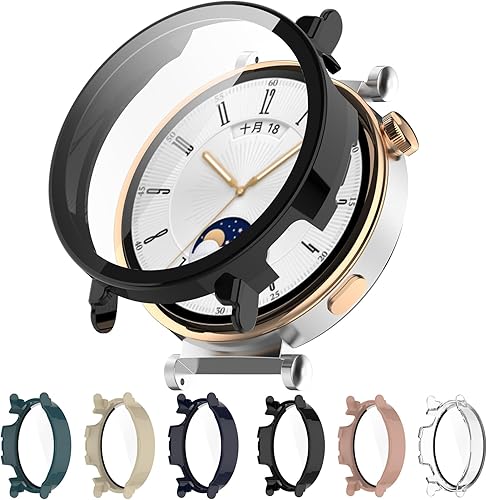 Compatible con Huawei Watch GT4 de 1.614 pulgadas (1.614 in) de cobertura completa de PC, protector de pantalla de vidrio templado (1.81 pulgadas,