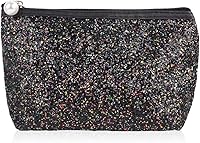 Vista 6 de RIAH FASHION Bolsa organizadora de embrague, bolsa organizadora de viaje, cosméticos, artículos de tocador, joyería, lindo bolso de lentejuelas