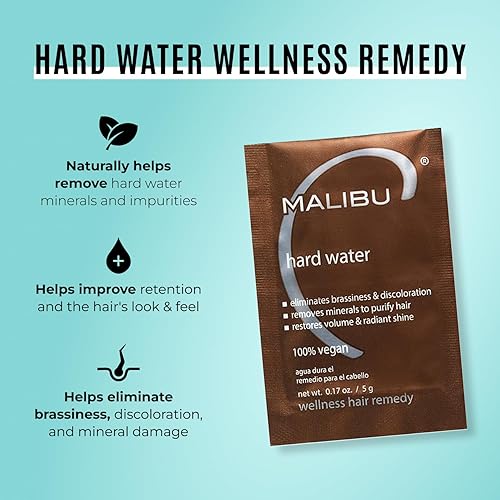 Miniatura 2 de Malibu C Remedio capilar Hard Water Wellness  Elimina los depósitos de agua dura y las impurezas del cabello  Contiene complejo de vitamina C para