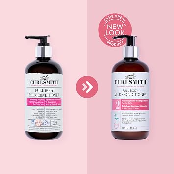 CURLSMITH - Dalgalı, Kıvırcık veya Kıvırcık Saçlar için Hacim Veren ve Nemlendirici, Vegan (355ml/12 oz)