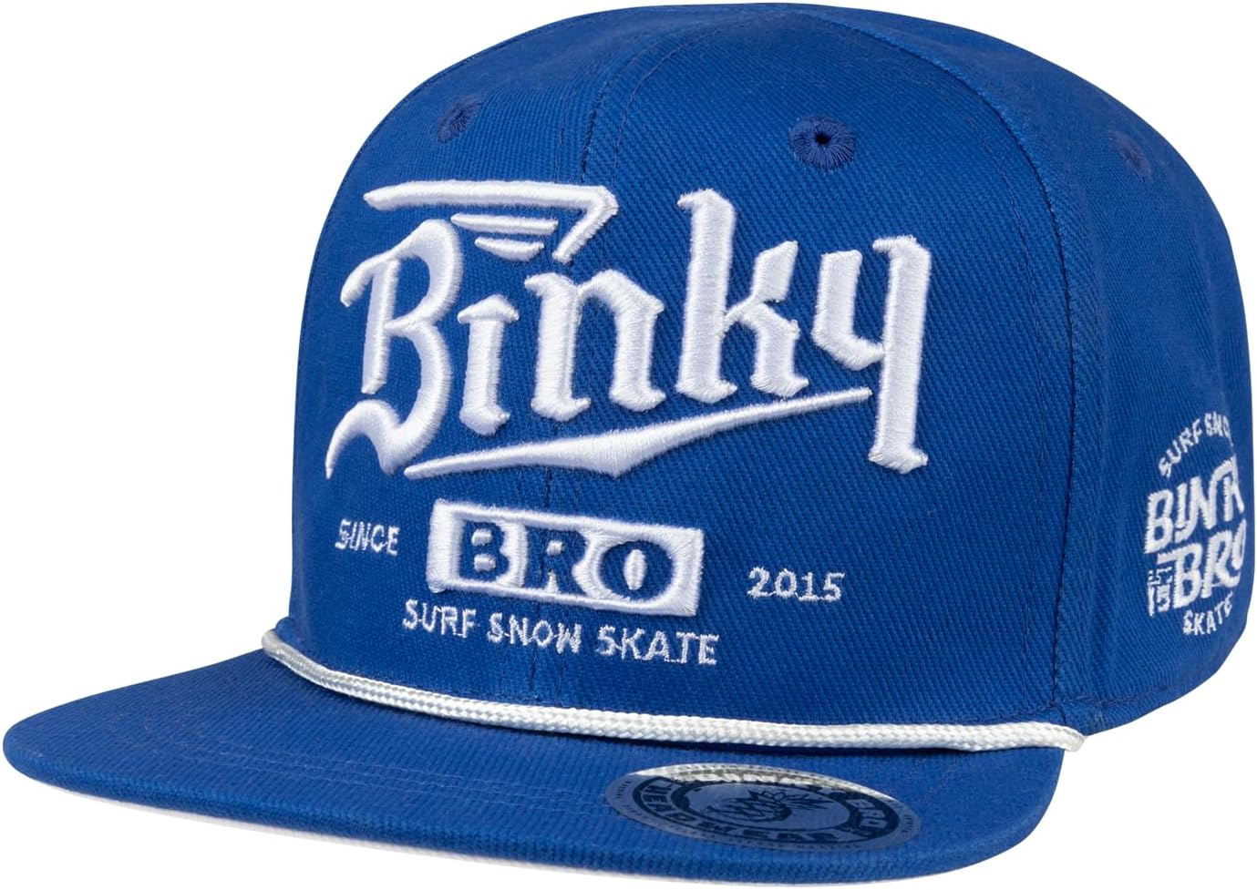 BINKYBRO Classic Snapback Hat - Flat-Bill Layered Outdoor Surfer Style Lightweight Quick-Dry Adjustable Snaphat