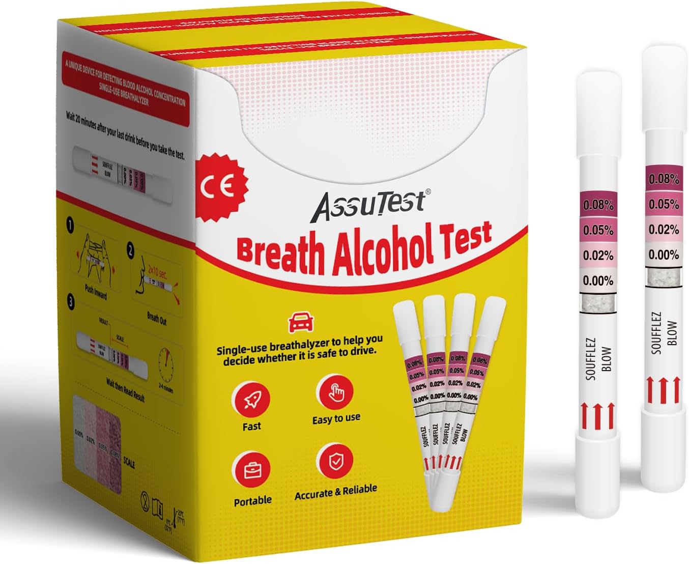 25 Tests Breathalyzers for Alcohol