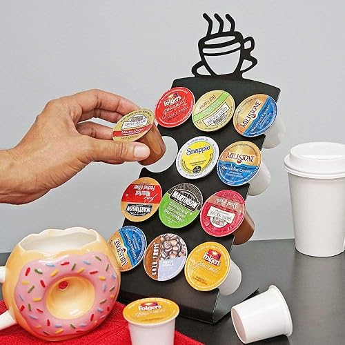 Miniatura 6 de Southern Homewares Soporte para cápsulas K-Cup – Estante organizador de cápsulas de café para encimera, capacidad para 12 K-Cup, soporte de