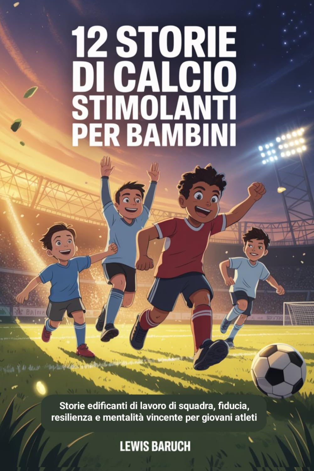 12 Storie Di Calcio Stimolanti Per Bambini: Storie edificanti di lavoro di squadra, fiducia, resilienza e mentalità vincente per giovani atleti