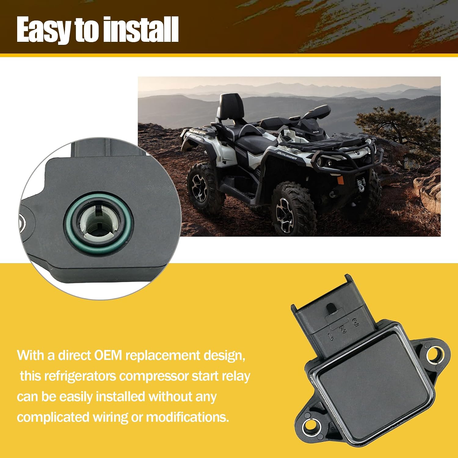 270000251 420866120 Throttle Position Sensor Fit for Can Am Vantage DS450 Outlander Max 1000 400 500 650 800 Renegade 500 800 XF XK XKR