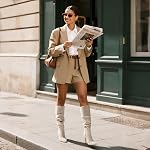 DREAM PAIRS Knee High Boots for Women, Sexy Pointed Toe Stiletto High Heel Slouchy Suede Tall Boots