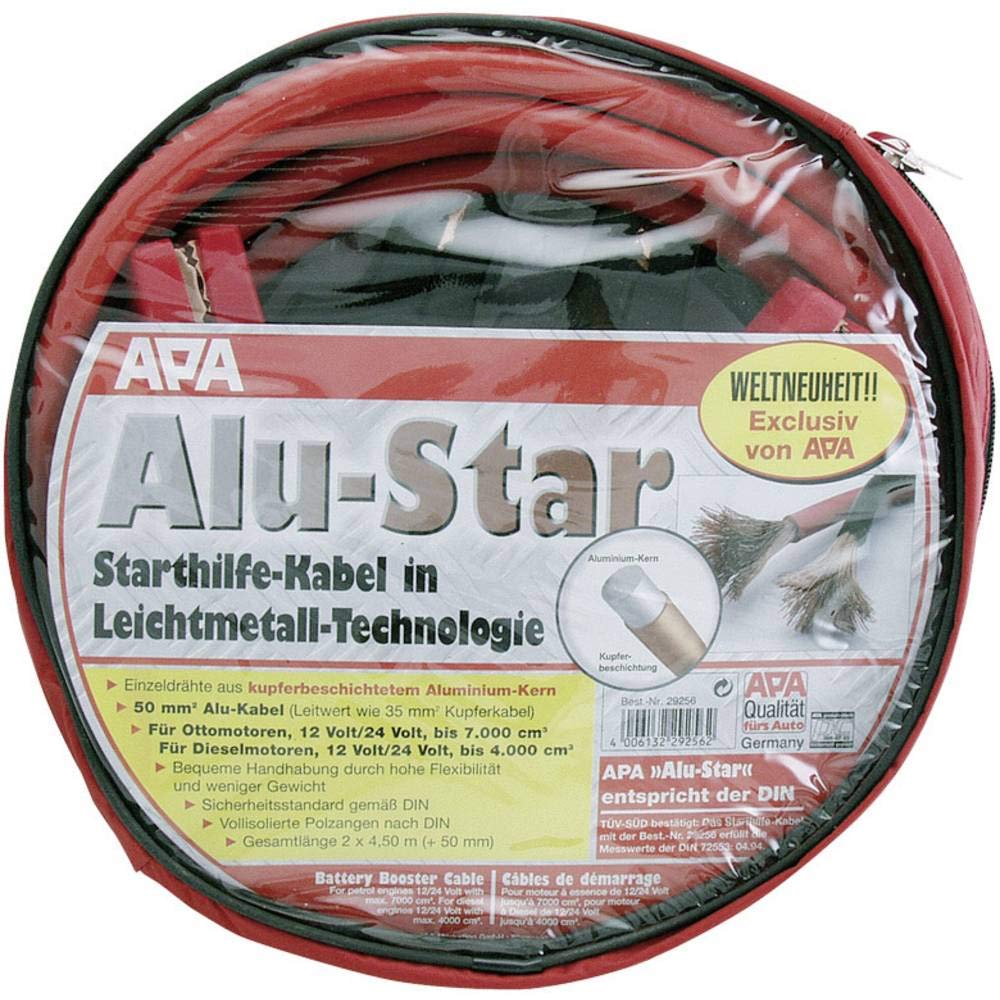 APA 29256 ALU Star - Cables de Arranque (50 mm²)