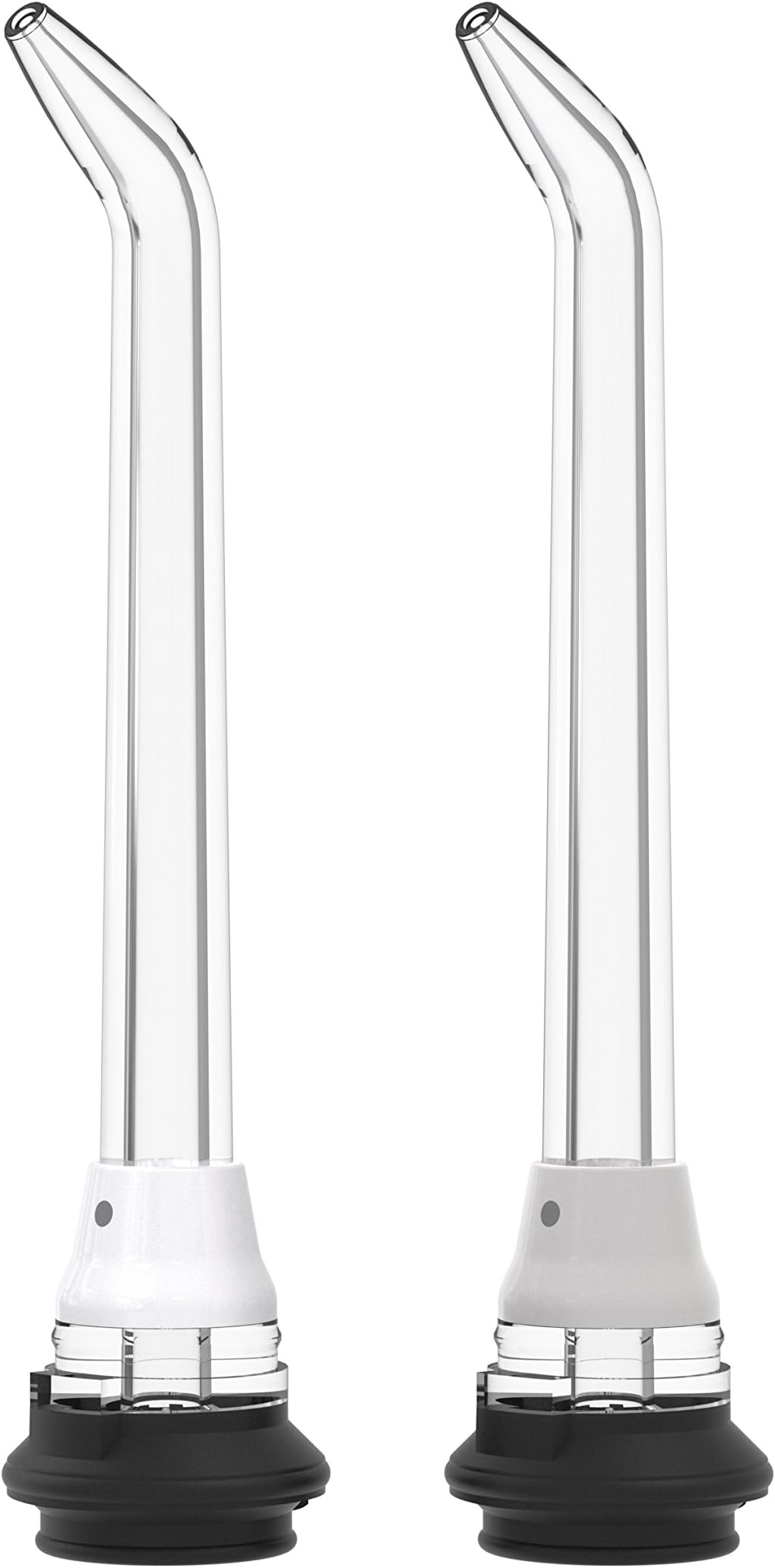 Whitening Water Flosser Replacement Tip, Classic Jet, White and Black, 2 Count