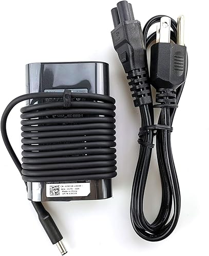 Miniatura 2 de Dell Cargador para portátil delgado de 45 W, adaptador de corriente alterna (fuente de alimentación) incluye cable de alimentación para Dell XPS 13