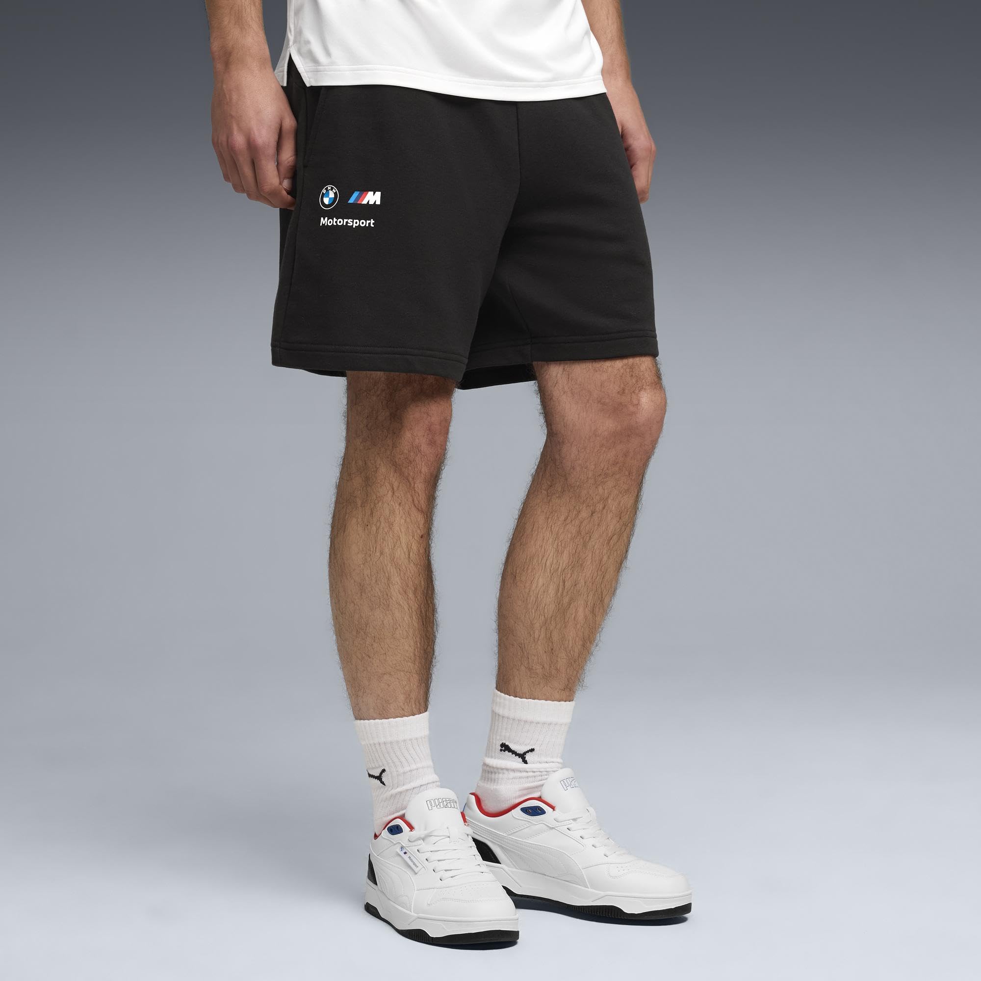 PUMA Bmw Mms Ess Shorts Ft 7" - Szorty z dzianiny Mężczyźni