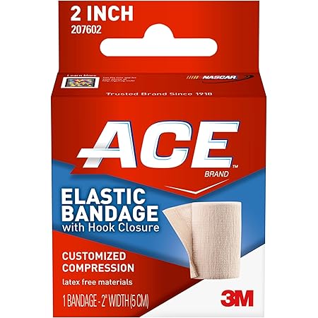 Ace Self Adhering Elastic Bandage 3M No Clips Pack Of 1 Ankle Elbow Knee - View #9