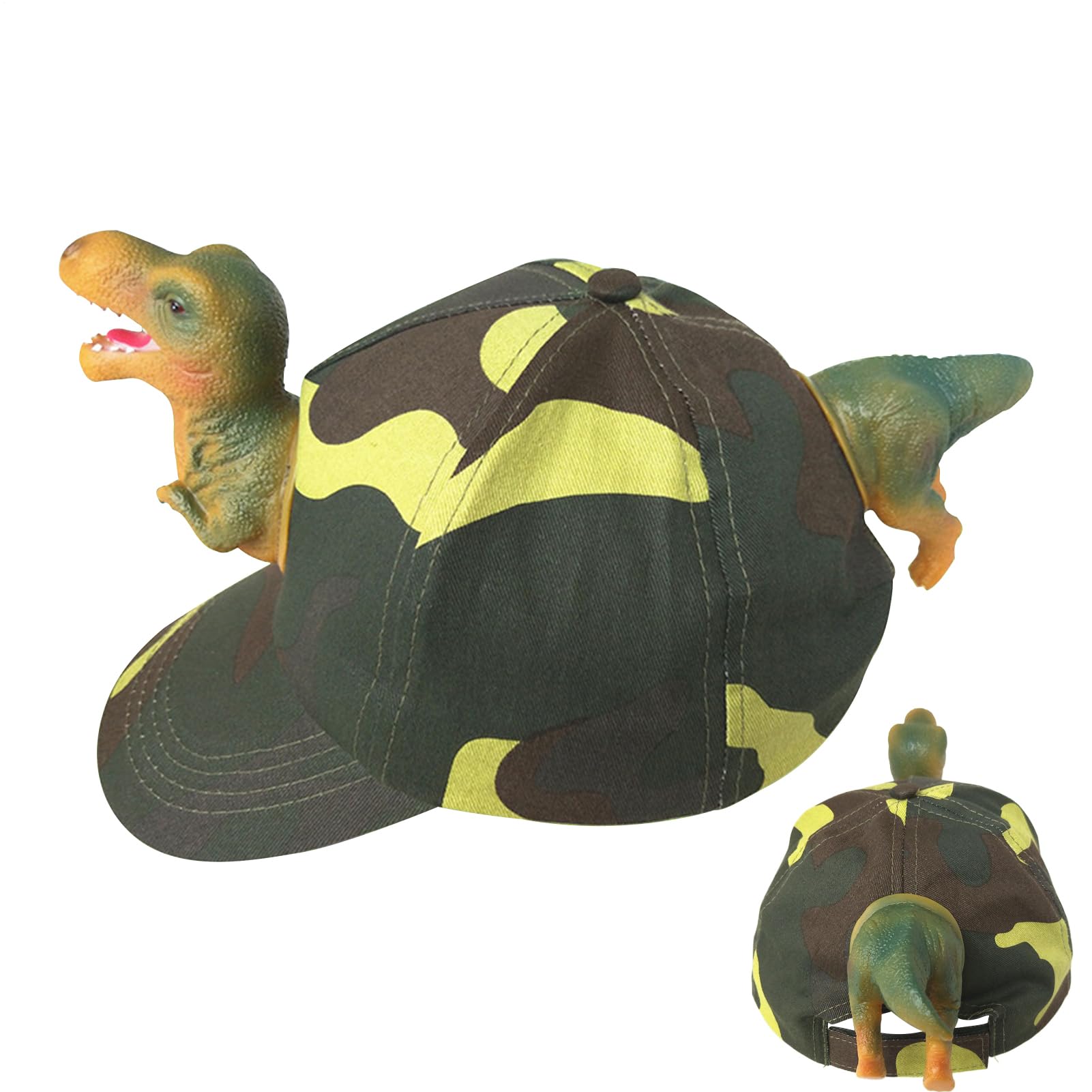 Czapka z daszkiem, urocza czapka dinozaura, modne nakrycia g?owy dla ch?opców, swobodna regulowana czapka z daszkiem wycieczki szkolne, przebieranki Halloween, dni pla?y, pikniki rodzinne