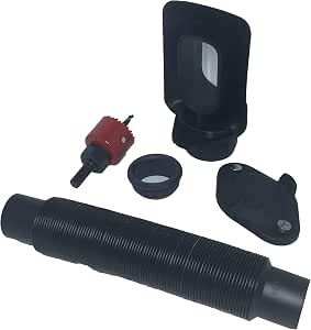 Rain Barrel Rainwater Diverter Kit fits 3x4 Downspouts | Includes Drill Bits | Aquabarrel 203