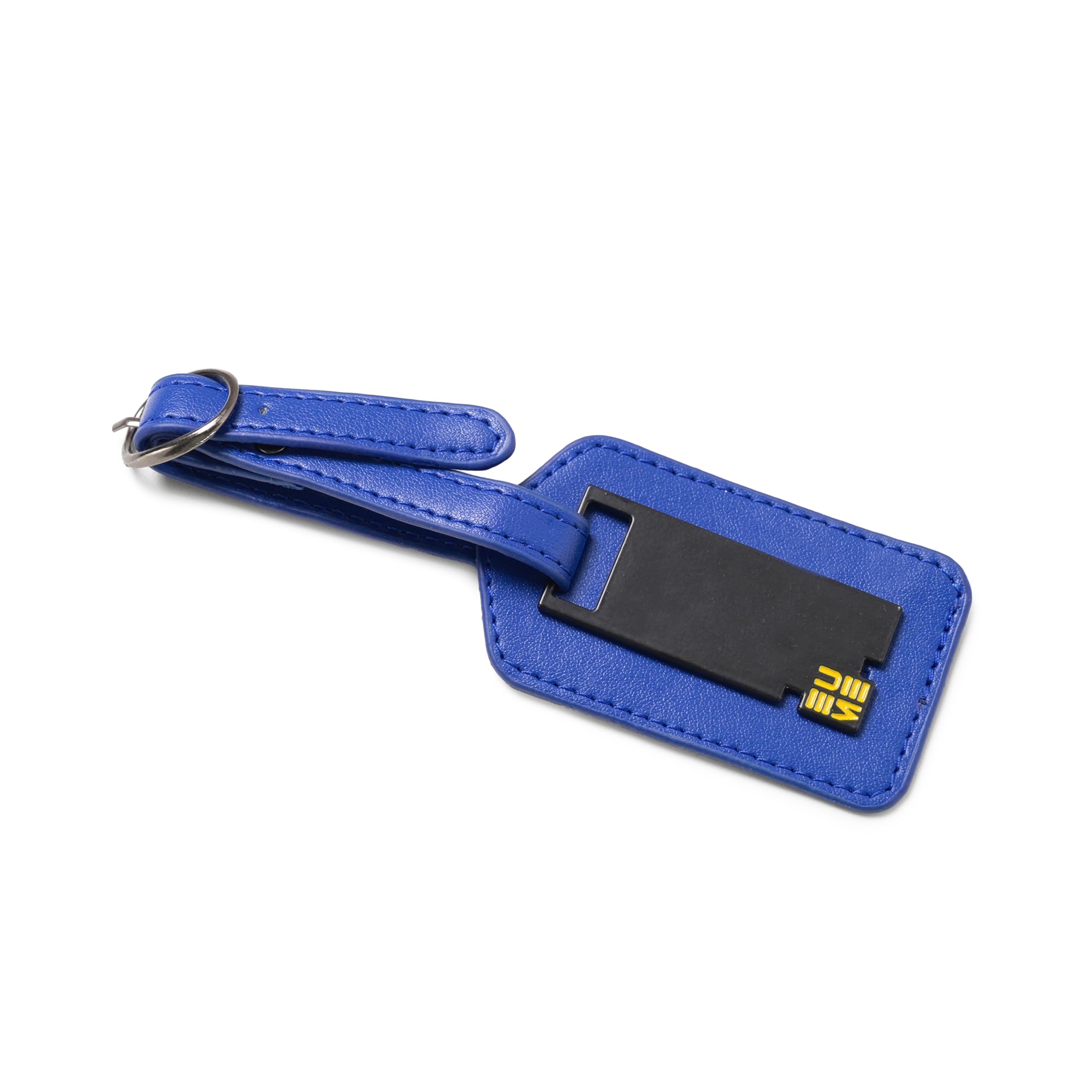 Luggage Accessory Kit for Luggage| Premium Vegan Leather | 1 Luggage Tag and 2 Handle Cover Comes with Vegan Leather Sling Pouch - Blue-image-21
