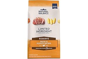 Limited Ingredient Adult Grain-Free Dry Dog Food, Reserve Duck & Potato Recipe