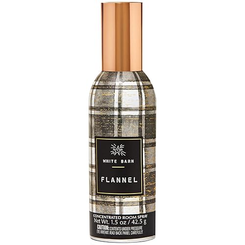 White Barn Bath and Body Works - Aerosol concentrado de franela para habitación, 1.5 onzas