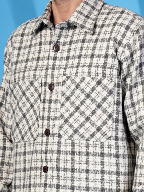 Image of CHKOKKO Men's Polyester Regular Jacket