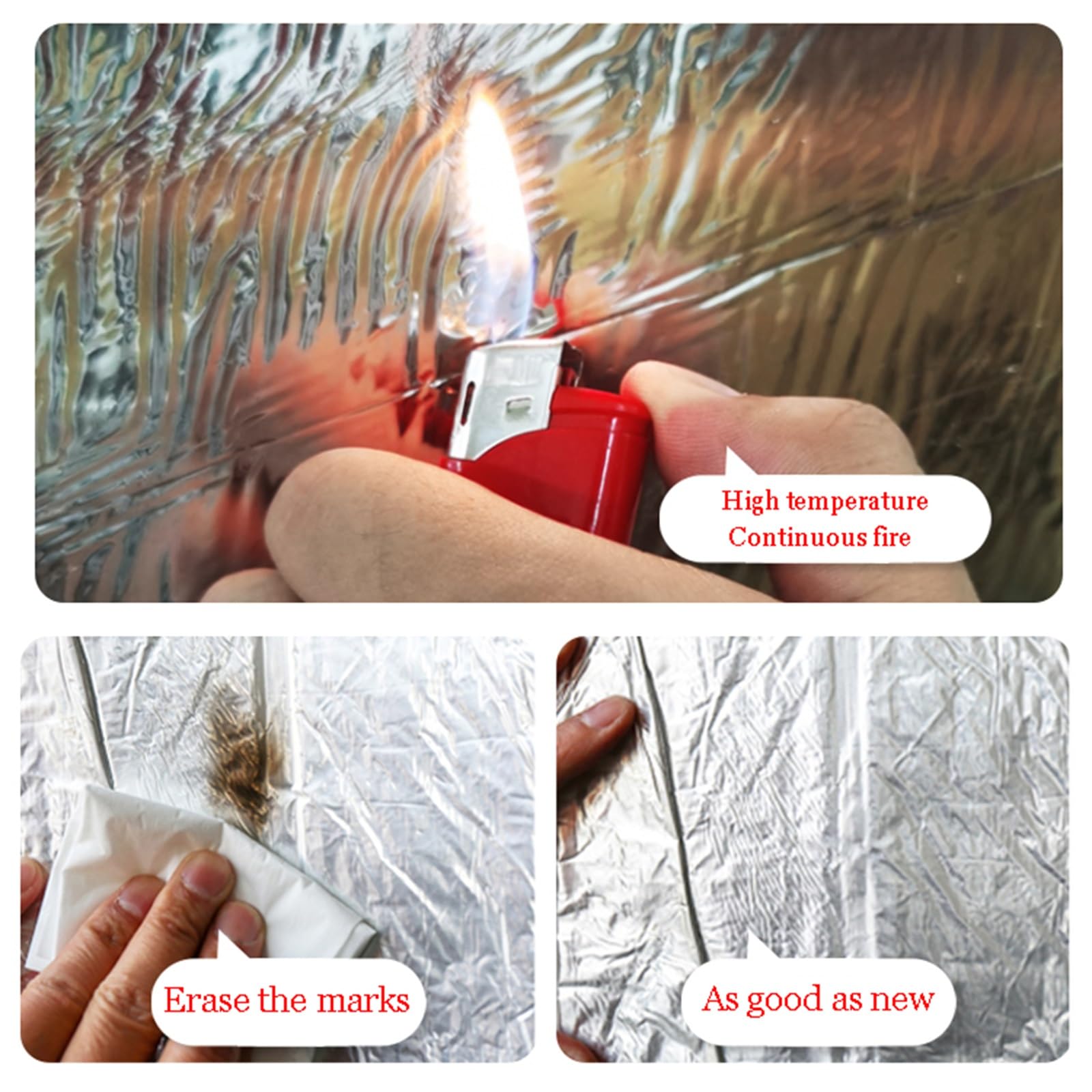 Tela Asfaltica Autoadhesiva，Cinta de Sellado de butilo y butilo, Cinta bituminosa de Aluminio, for goteras, Grietas Superficiales, canalones y Agujeros(THK1.5mm/W0.3*L5m)