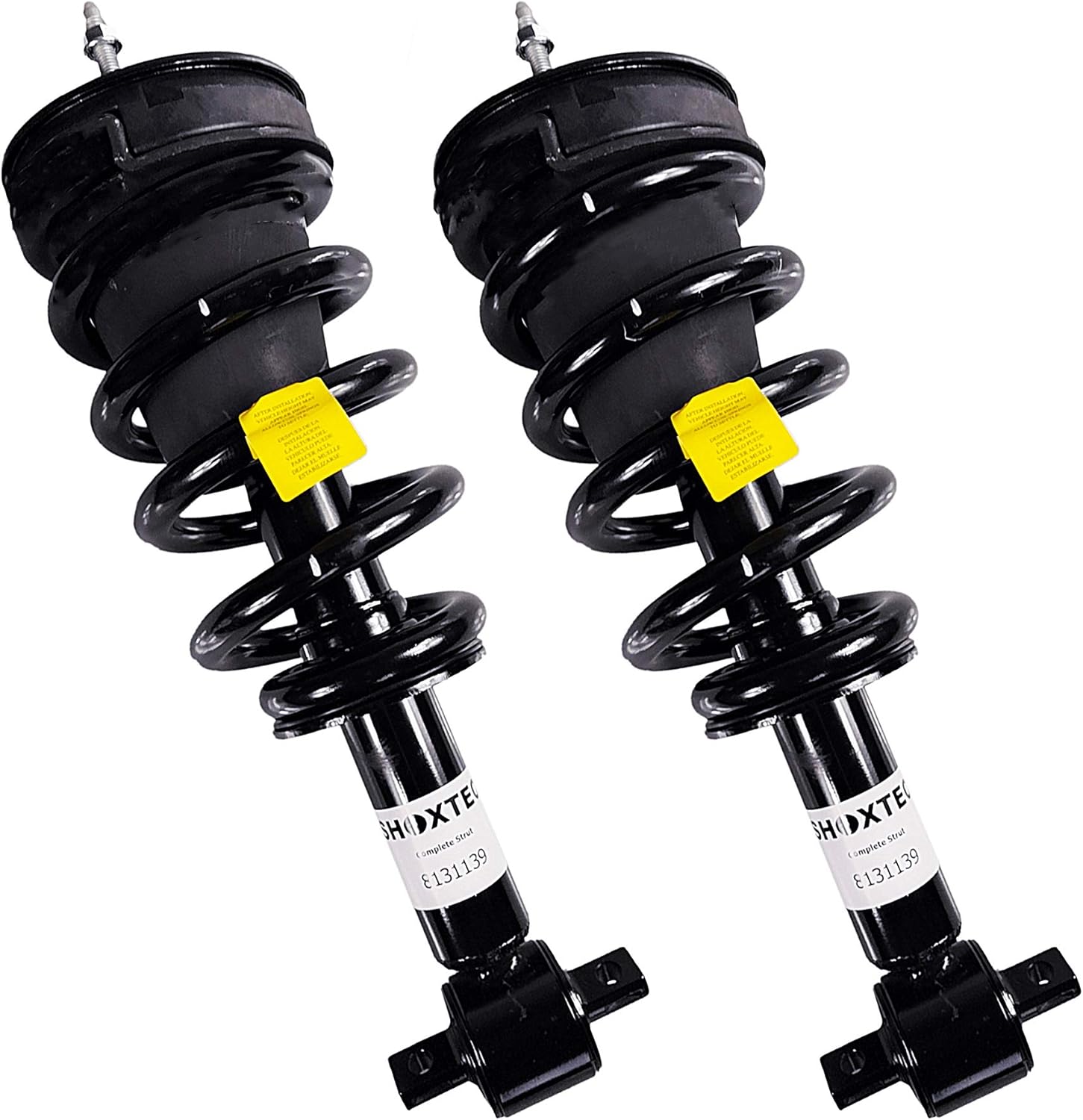 Shoxtec Front Pair Complete Struts Replacement for 2007-2019 Chevy Tahoe 2007-2013 Suburban 1500 Chevy Avalanche 2007-2019 GMC Yukon Repl. part no. 139104