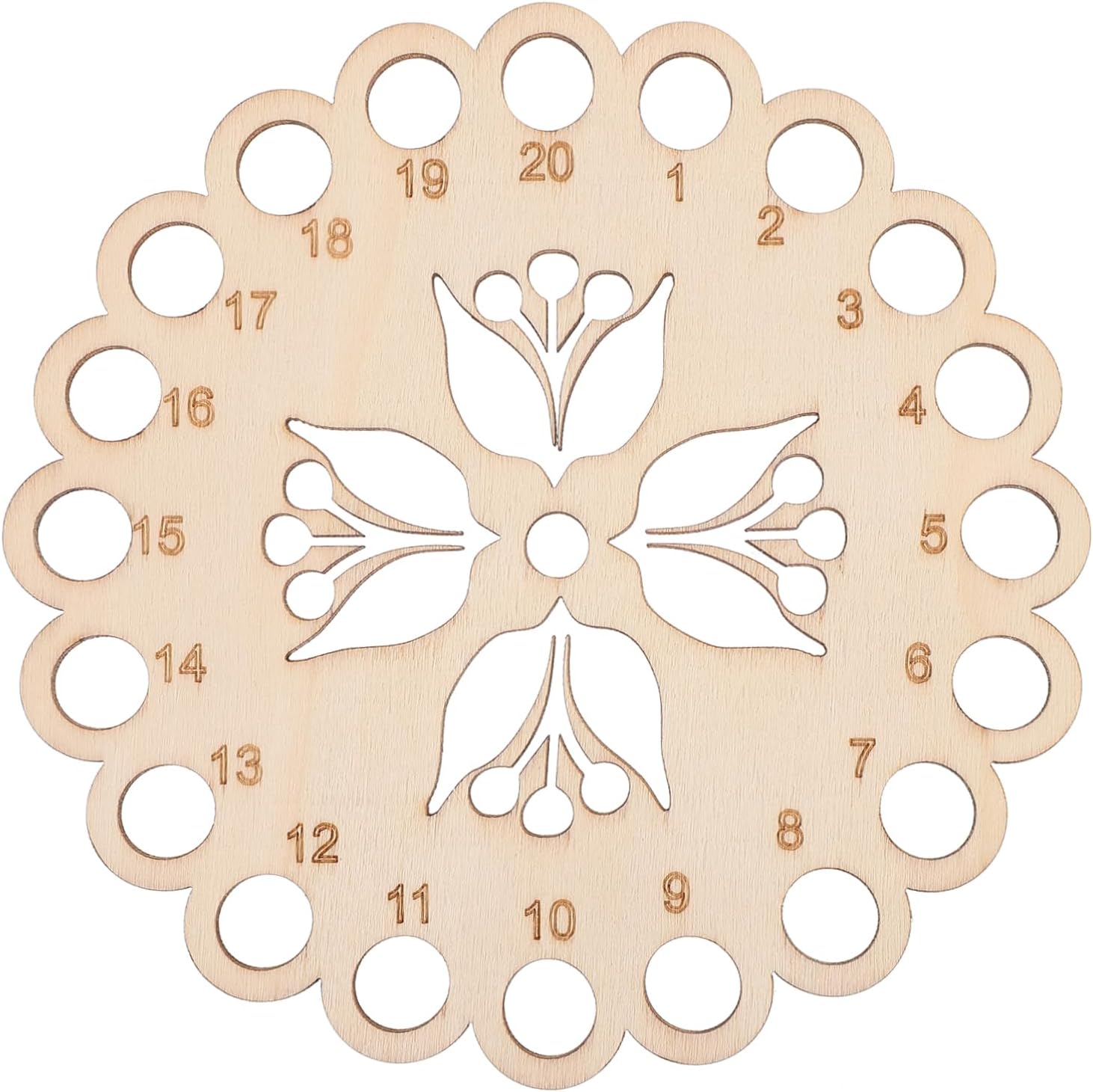 PERSELOSO Embroidery Floss Organizer Wooden Cross Stitch Threader Sewing Accessories Supplies for Delicate Threading