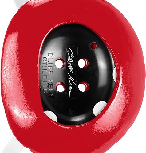 Vista 90 de Cliff Keen Signature Protector para la cabeza, para lucha libre Vegas Oro / Blanco