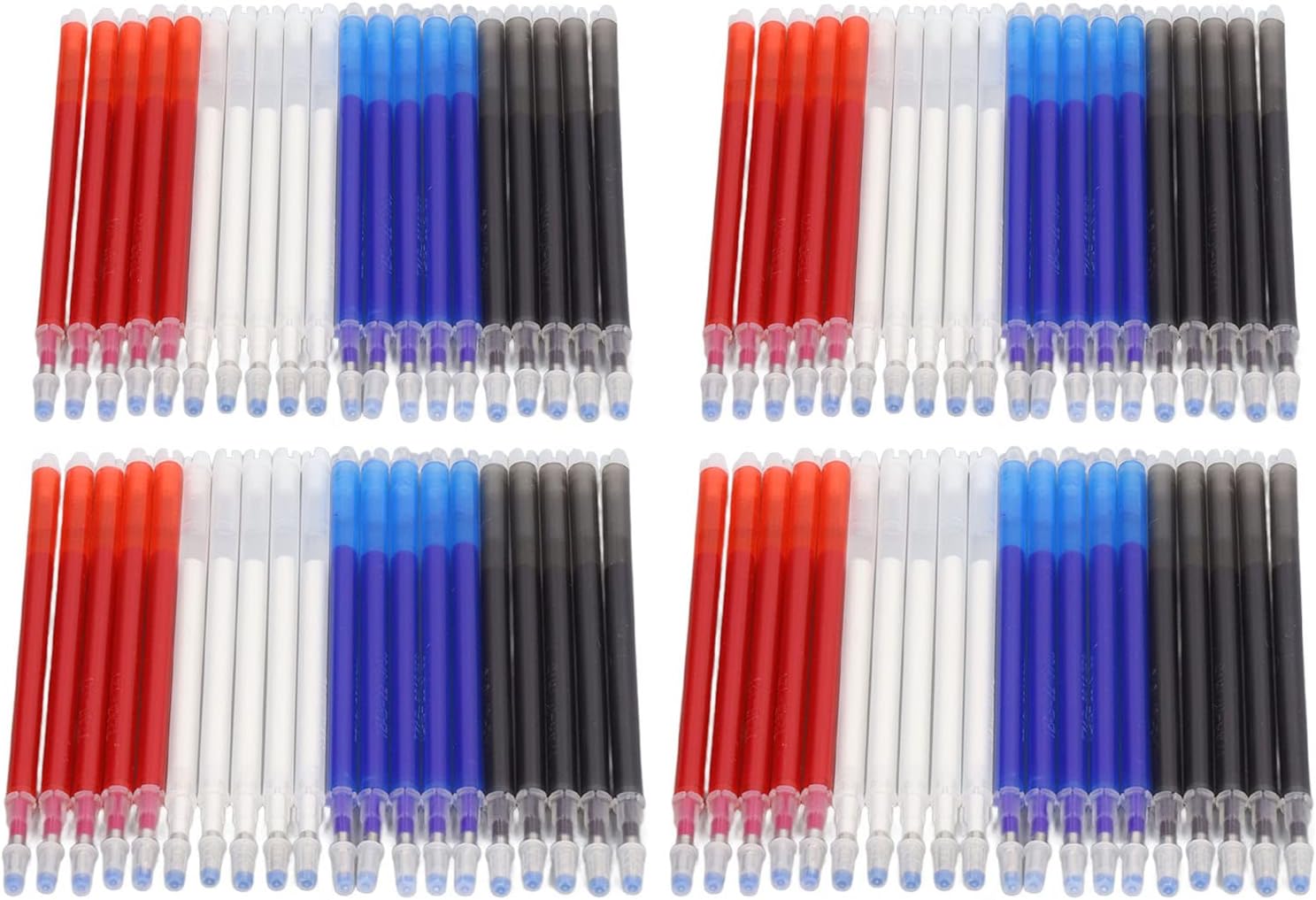 Tnfeeon 80Pcs Heat Erasable Pens Refills Fabric Marking