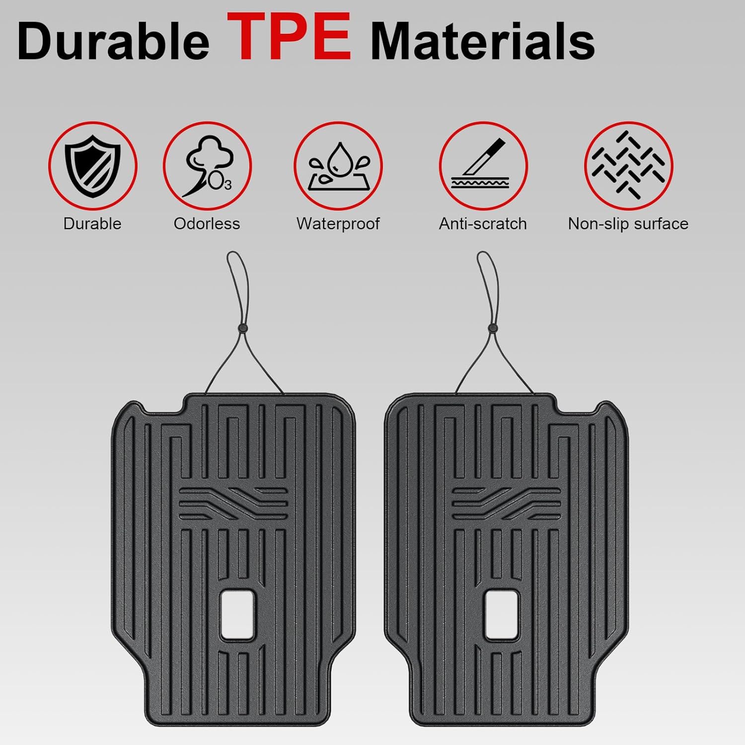 Second Row Backrest Kick Mat for 2020-2025 Ford Explorer 6 Passenger, All Weather 2nd Back Seat Cover Protector for 2025 2024 2023 2022 2021 2020 Ford Explorer Accessories - missing one