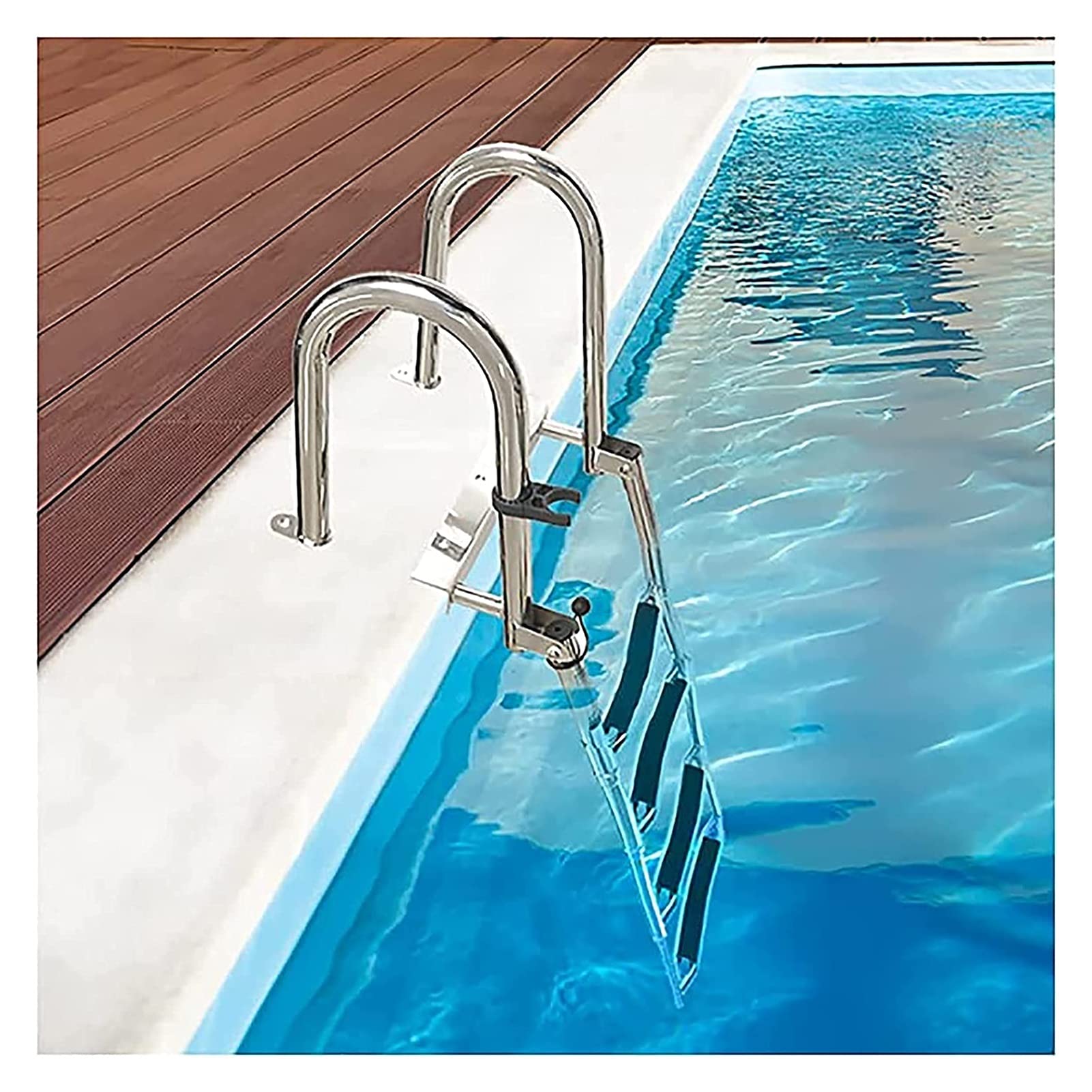 Échelle télescopique de piscine et bateau pour sécuriser vos baignades en famille