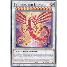 L5DD-DEY41 - Fire Red Dragon - Common - German - 1st Edition - Yugioh - Legendary 5D's Decks - With LMS Fieldcenter Card