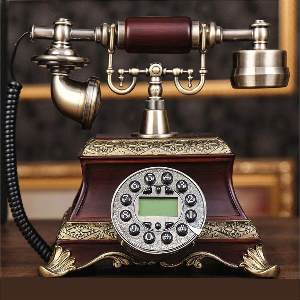 Telefon retro Vintage telefon Europejski ogród Retro telefon Vintage stacjonarny telefon stacjonarny do domowego biura