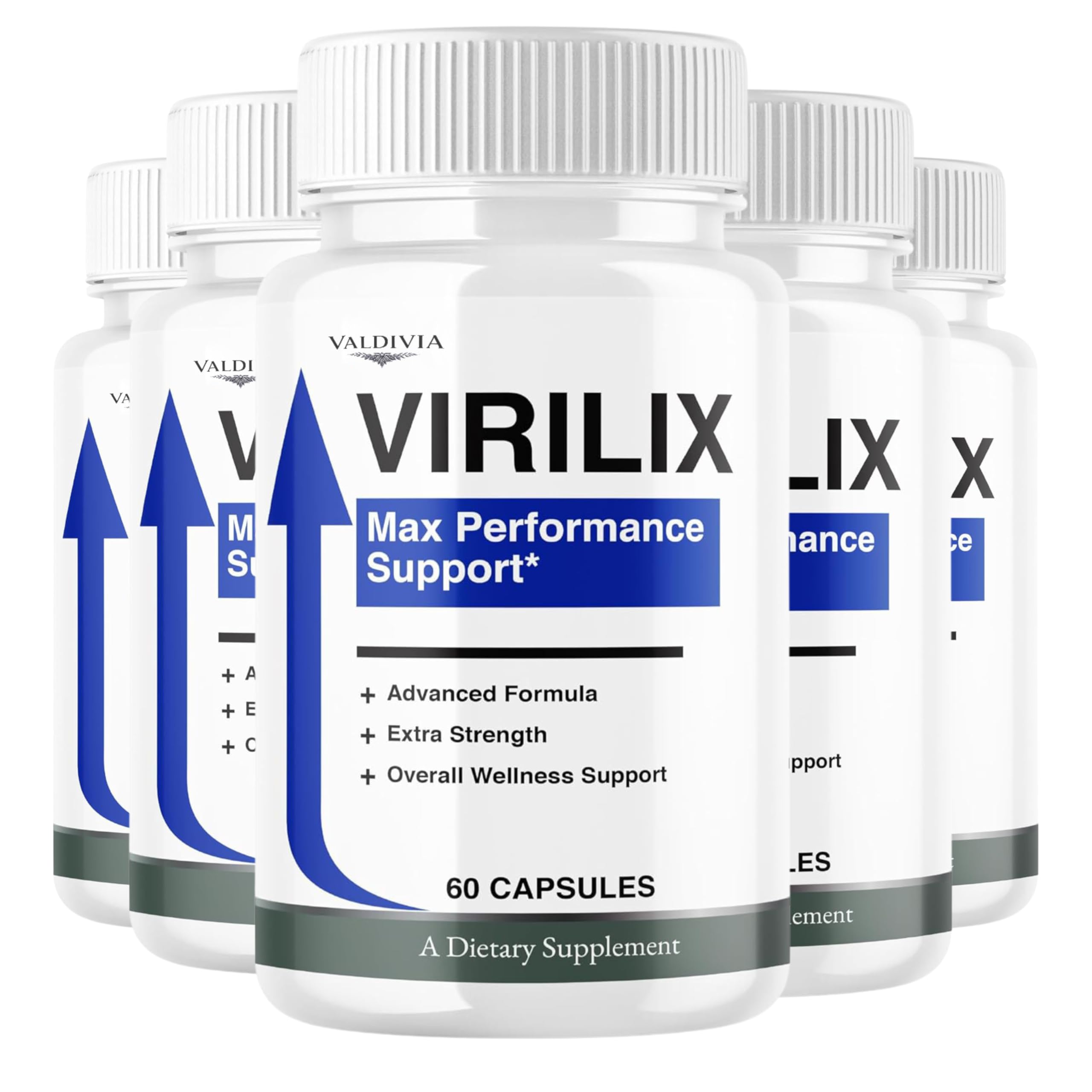 Virilix Supplement Capsules for Men, High Performance Advanced Support, All-Natural Formula Maximum Wellness Strength for Health, Stamina, Drive, Confidence & Long Lasting Energy (300 Capsules)