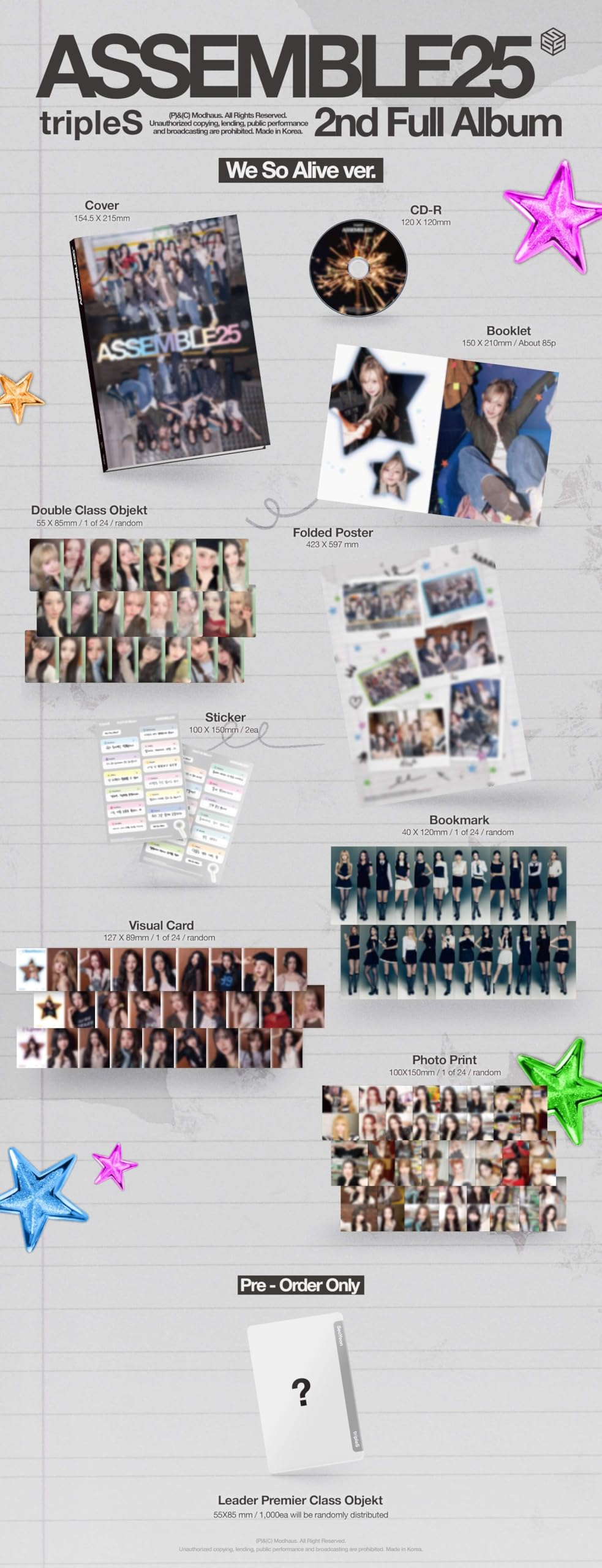Amazon.com: tripleS ASSEMBLE25 Album [Random ver. (Standard Ver