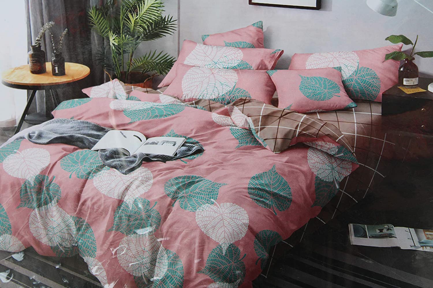 STARNSTYLE 300 GSM Microfiber Reversible AC Comforter Double Bed/Blanket for Winter/Quilt/Duvets for King Size Double Bed (230X250 cm) Blonde