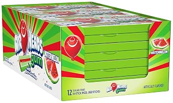 Air Heads Gum With Micro-Candies Watermelon 12 Count Sugar Free