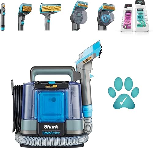 Shark StainStriker HairPro spécial animaux, Shampouineuse canapé, Aspirateur 450W, Extracteur
