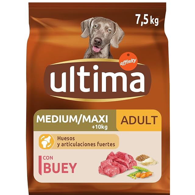 Foto 2 de 5 de Ultima - Pienso para perros medianos y grandes Ultima Medium-Maxi Buey