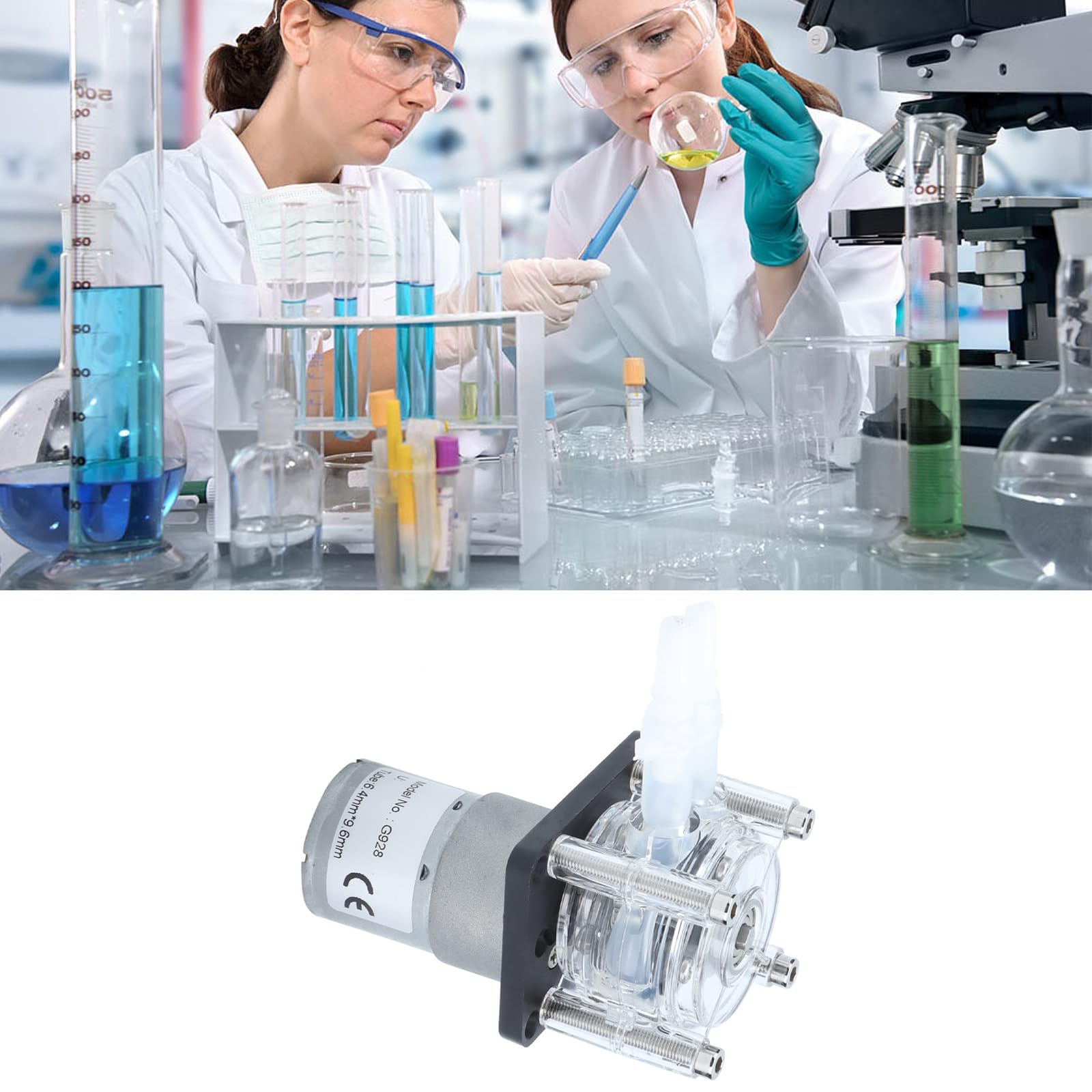 Pompe peristaltiche ad alto flusso 12V Misurazione peristaltica industriale Misurazione del gocciolamento dell'acquario per acquari Laboratorio Pompe di misurazione peristaltica industriale